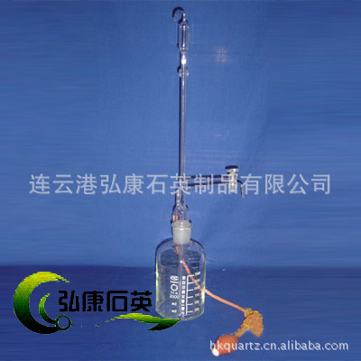 【玻璃仪器(气体干燥塔 具磨砂玻塞)】价格,厂家,图片,其他玻璃包装容器,连云港弘康石英制品-
